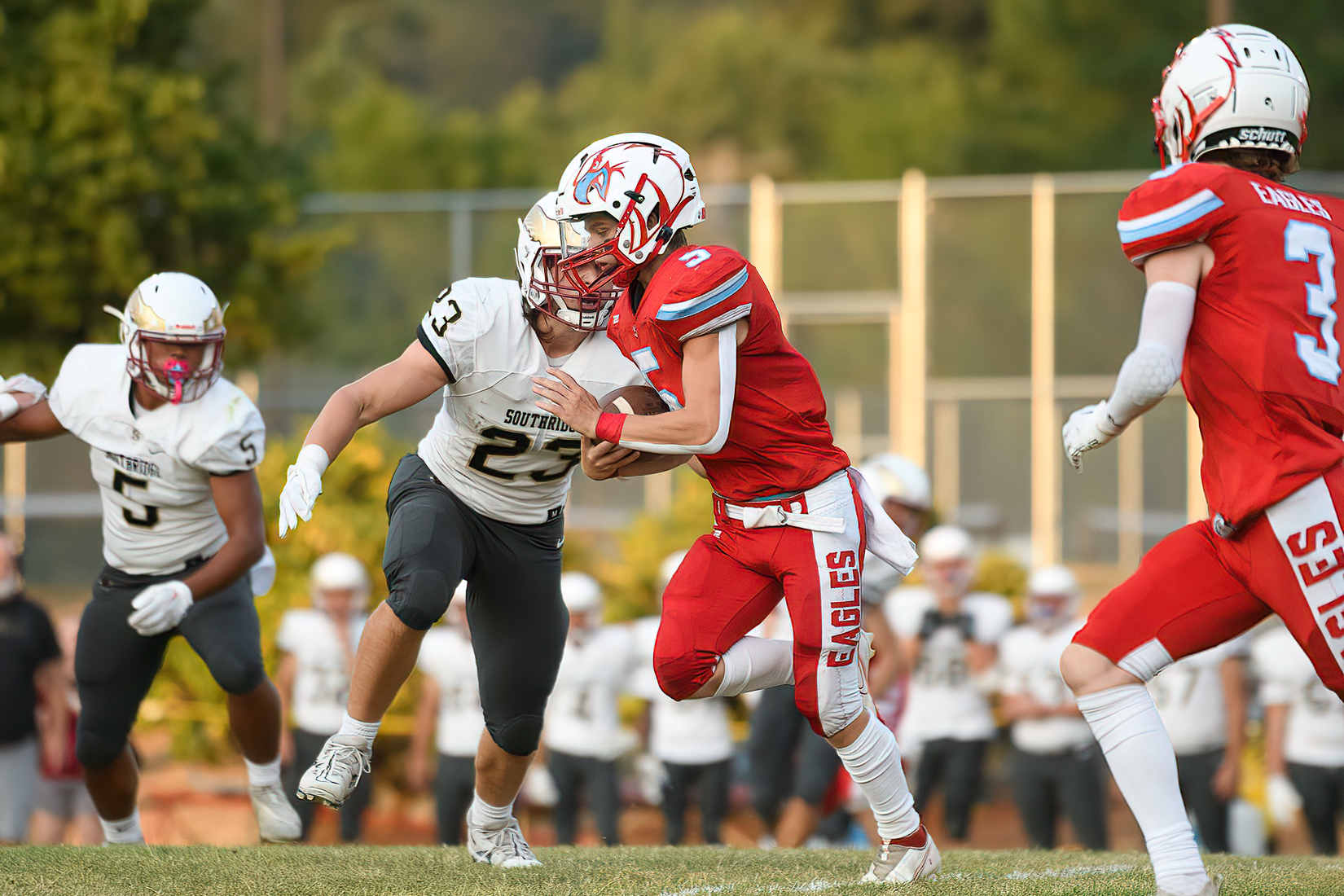 Southridge Centennial football Ken Waz 22